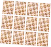 HOMSFOU 50 Sheets Delicate Reward Stickers Thumb Pattern Sticker for Classroom Home and Office Decor Lightweight and Practical Design for Students