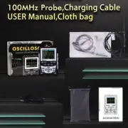 ET120M 120MHz Handheld Digital Oscilloscope 1Mhz Square Wave Signal