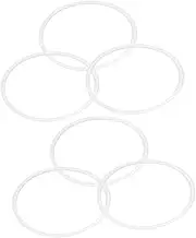 ELAYARD 6pcs Silicone Ring for Bottle Seal Elastic Silicone Sealing Ring Cup Supplies Bottle Seal