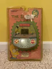 The Simpsons Table Top LCD Handheld Game Sealed Rare Tiger Electronics Vintage