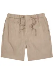 Frescobol carioca Felipe Linen-blend Shorts - Beige - 34 (W34 / L) 34 (W34 / L)