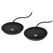 Logitech Group Expansion Microphones for Video & Audio Meeting Conferencing Add-on mics for Medium-Large Groups 989-000173 989-0