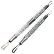 Set of 2 Premium Comedone Acne Blackhead Pimple Extractor Basic Beauty New Kit