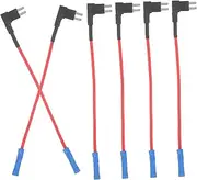 6pcs Automotive Replacement Fuse Holder Fuse Tap Adapter Kit Standard and Mini Tap for Car Van