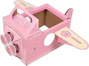 HAWILLOSCH Wearable Airplane for Boys and Girls Cardboard Box Plane Toy Rotating Fan DIY Craft for Toddlers'
