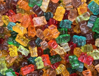 VARIETY MIX of Fruit Flavored Gummi Gummy Bears- 8 Flavors-BULK CANDY- 2 POUND