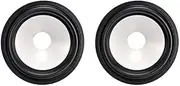 XYWHPGV 5 inches Paper Speaker Cone Subwoofer Cones Drum Paper 1 inches Voice Coil Diameter with Rubber Surround Silver 2 Pcs(615be d776b 5552f 6d3d6 bddd6 0cc47
