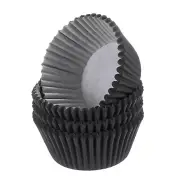 100 Count Cupcake Liners Black Cupcake Muffins Liners Paper Baking Cups
