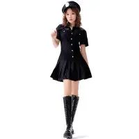 在飛比找Yahoo!奇摩拍賣優惠-現貨2020棉質新款領帶女警 酒吧夜店cosplay服制服套