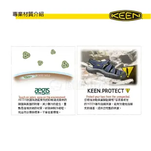 【KEEN 美國 男 護趾涼鞋《藍橘》】1001931/水陸兩用溯溪鞋/運動健走鞋/沙灘戲水拖鞋/悠遊山水