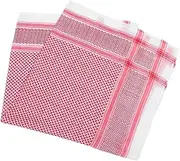 [Minkissy] Men Arab Shemagh Headscarf Lightweight Arabian Style Scarf for Sun Versatile Neck Wrap for Hot Dry Cold Weather Family and Friends