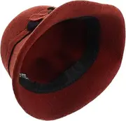 [WRITWAA] Top Hat Women Hat Fashion Hat Fashionable Hat Smooth Texture Hat Elegant Hat Hats Straw Hat Party Women Cap Beret Beanie Cap Bucket Hat Thicken Warm Hat Girl Cashmere Hat Black