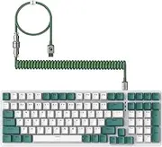 Ajazz Wired Gaming Keyboard RGB Chroma Backlit Portable 60% Tenkeyless 19Keys Mechanical Keyboard Multiple 7 Lighting Modes for Windows PC