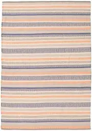 Vintage Hand Woven Carpet 5'3" x 8'0" Traditional Wool Kilim Rug