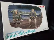 Dragon BRITISH SBS w/ KAYAK WWII World's Elite Force Series 1:35 Model Kit 3023