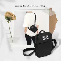 在飛比找momo購物網優惠-【PUMA】包包 Academy 男女款 黑 小包 斜背包 