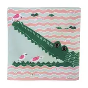 Musubi 50 Kata Kata Crocodile Pink Furoshiki Wrapping Cloth