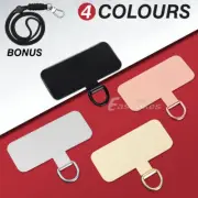 Universal Metal Phone Lanyard Gasket Patch Ultra Thin Phone Card Clip Strap Hang