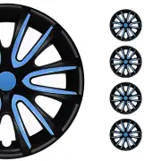 15" Wheel Covers Hubcaps for Ford Escape Black Matt Blue Matte