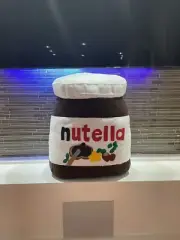 Lucy Sparrow Felt GIANT NUTELLA JAR 1/1 SIGNED EXCLUSIVE Hand Sewn!!