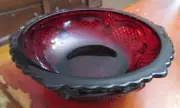 Ruby Red Dessert Bowl with Special Soaps - Avon Cape Cod 1876 Collection - New