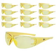 Shield Right Pro Safety Glasses Amber - Pack of 12