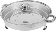 PEPLAYTAL Indoor Buffet Warming Pan Grilled Fish Plate Chafer Dish for Hotel Catering