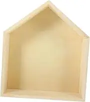EXQUIMEUBLE Floating Shelf Modern Wall Decor for Spaces Easy Installation Unique Design for Living and Rooms Space Saving Wall Shelf
