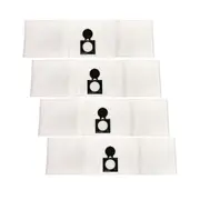 4Pcs Dust Bags for 2.863-326.0 WD1/WD1S/WD1S Classic/MV1 Vacuum Cleaner Spare Parts Replacement Dus