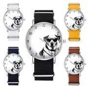 Sunglasses Labrador Retrieve Dog Wristwatch Men Women Nylon Watch Christmas Gift