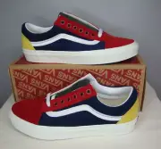 Vans Old Skool Skate Shoes Corduroy Mens 7.5 Colorblock Women's 9 Primary Colors