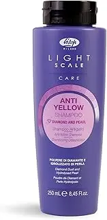 [Lisap] Light Scale Care Anti-Yellow Shampoo, Purple Shampoo for Blonde Hair & Highlights, Nourishing & Hydrating Purple Toner, Neutralizes Brassy Tones for A Balanced Blonde