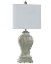 StyleCraft Table Lamp Metallic Brushed Finish