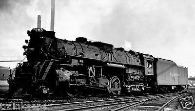 Nickel Plate (NKP) Steam #700 Black & White Print