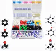 Chemistry Molecular Model Kit for Student and Teacher-472 Pieces, 200 Atoms, 248Link Keys, 24 Electric Cloud Sheets,1 Open Key Tool