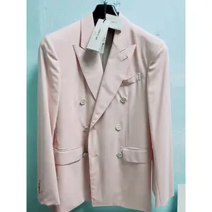 CERRUTI 1881 粉色雙排扣西裝外套