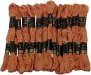 Anchor Stranded Cotton Thread for Cross Stitch/ Embroidery Color - Orange 337