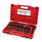 MILWAUKEE 49-66-7009 43 Pc 3/8" Drive SAE & Met Deep Shockwave Impact Socket Set