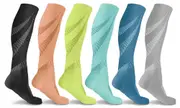 Sports Compression Socks for Women & Men Circulation - Best for Running 6pairs