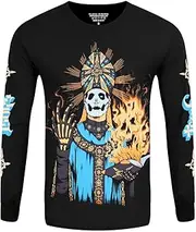 [Rock Off] Ghost The Burning Mens Black Long Sleeve T-Shirt