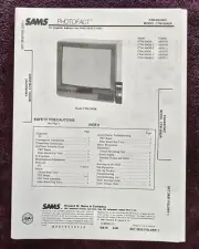Sams Photofact 2833-1 Service Manual for Panasonic CTM-2042R, CTM-2042R-1