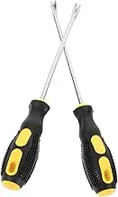 WOONEKY Staple Removal Tools 2pcs 6inch V-type Nail Pliers Stainless Steel Nail Puller for Upholstery Flooring Maintenance