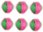 GOOHOCHY Laundry Balls for Washing Machine 6 Pack Pet Hair Catcher Balls Reusable for Hair Removal