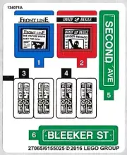 LEGO Stickers 76058 Spider-man Ghost Rider Team Up Marvel Super Heroes NEW