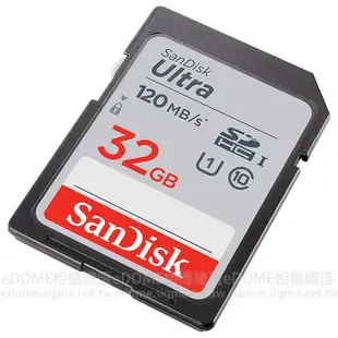 SanDisk Ultra SD SDHC 32GB C10 120MB/S 800X 高速記憶卡 (增你強/群光代理終身保固) 32G SDSDUN4-032G