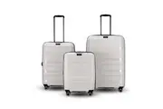 3pc Tosca Comet PP Suitcase Hard Case Travel Trolley Luggage Set Cobbles