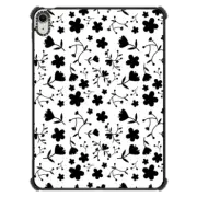 iPad Air 11-inch (M2/M3) iPad Impact Case Abstract minimalist black white floral illustration