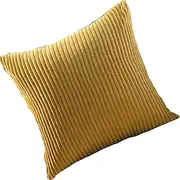 Set of 1/2 Piece Square Super King Size Pillow Cases,Extra Large Cushion Covers Soft Pillow Cover with Invisible Zipper Decorative Pillowcases for Pillows Sofa Couch(#18,1pc 60x60cm(24x24in))