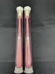 Pink 2 Pack Extra Soft Micro-Nano Toothbrush for Sensitive Gums and Teeth