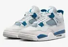 NEW Nike Air Jordan 4 Retro Military Industrial Blue Men's Size 13 (FV5029-141)